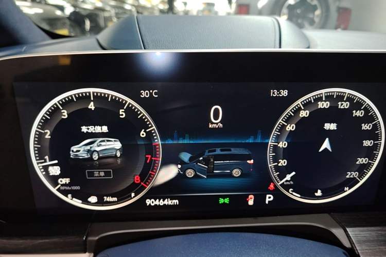 Used Buick GL8 2022 Avenir Avia Four-Seat Prestige Edition Instrument Cluster