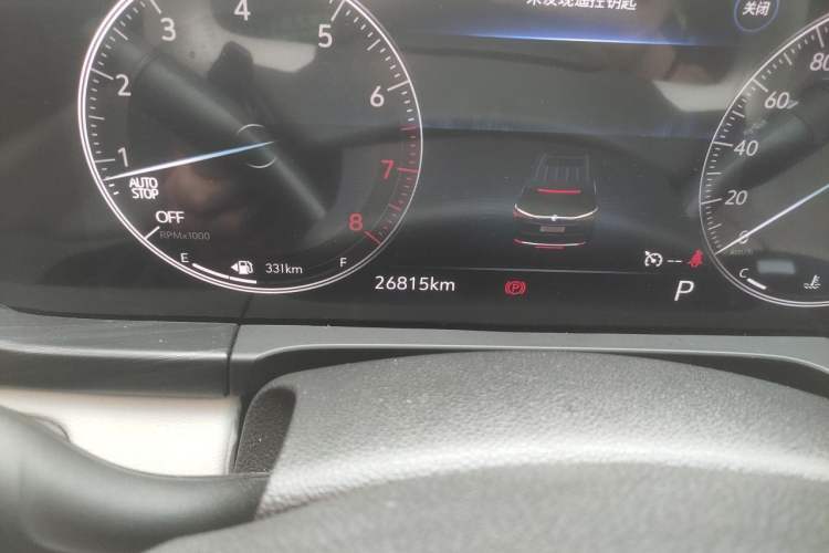 Used Buick GL8 2022 ES Landtrek 653T Comfort Edition Odometer Close Up