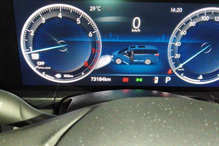 Used Buick GL8 2022 ES Landtrek 653T Comfort Edition Odometer Close Up