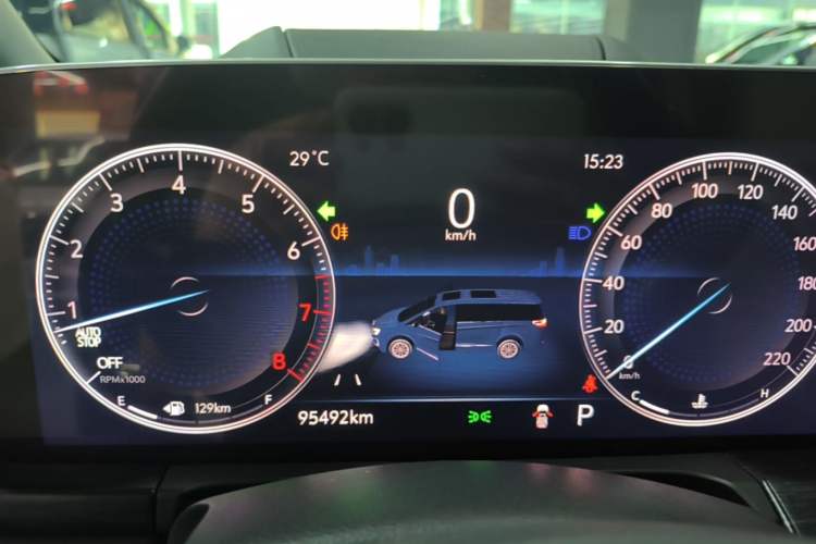 Used Buick GL8 2022 Facelift Avenir Aivia Six-Seat Deluxe Edition Instrument Cluster