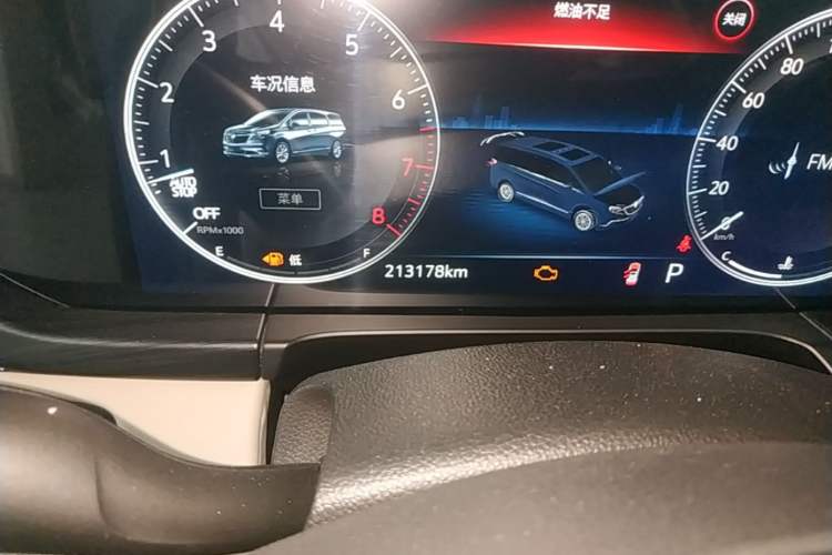 Used Buick GL8 2022 ES Landtrek 653T Comfort Edition Odometer Close Up
