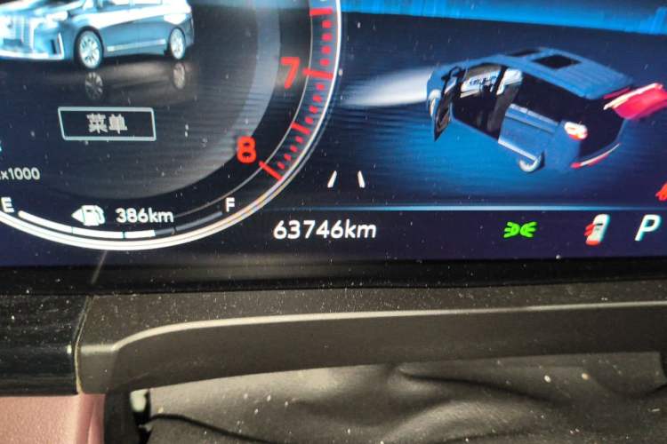 Used Buick GL8 2022 Facelifted Avenir Aivia 7-Seater Premium Edition Odometer Close Up