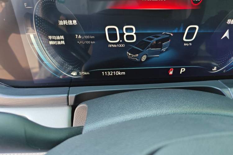 Used Buick GL8 2022 ES Landtrek 653T Comfort Edition Odometer Close Up
