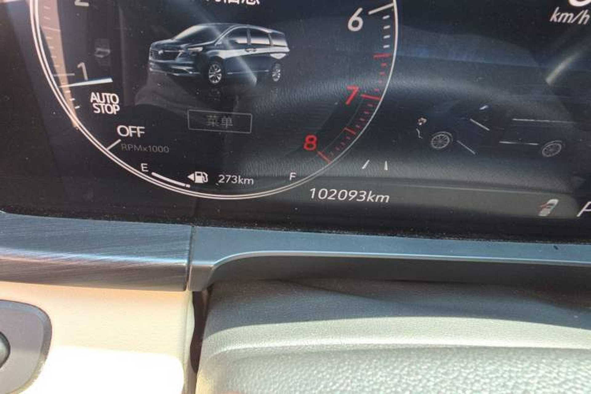 Used Buick GL8 2022 ES Landtrek 653T Luxury Edition Odometer Close Up