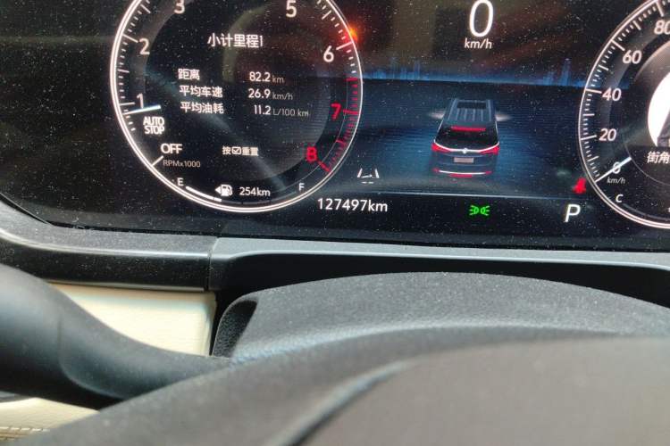 Used Buick GL8 2022 ES Landtrek 653T Luxury Edition Odometer Close Up
