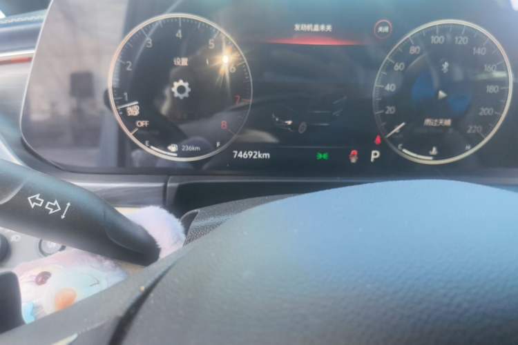 Used Buick GL8 2022 ES Landtrek 653T Comfort Edition Odometer Close Up