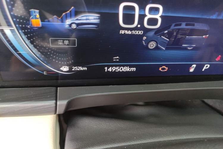 Used Buick GL8 2022 ES Landtrek 653T Comfort Edition Odometer Close Up