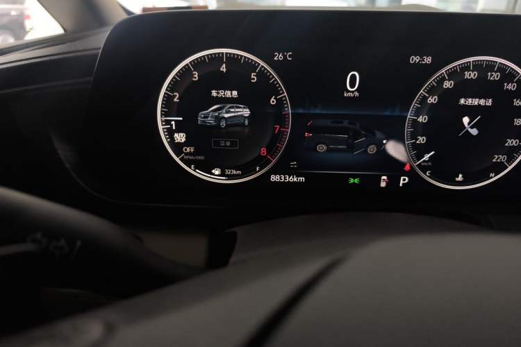 Used Buick GL8 2022 ES Land Cruiser 653T Luxury Model Odometer Close Up