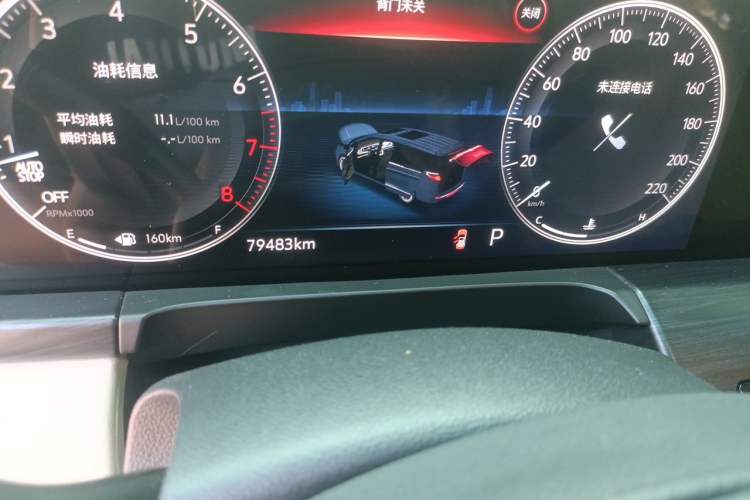 Used Buick GL8 2022 ES Landtrek 653T Luxury Edition Odometer Close Up
