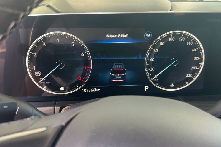 Used Buick GL8 2022 ES Landtrek 653T Luxury Edition Odometer Close Up
