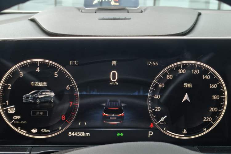 Used Buick GL8 2022 ES Land Cruiser 653T Luxury Model Odometer Close Up