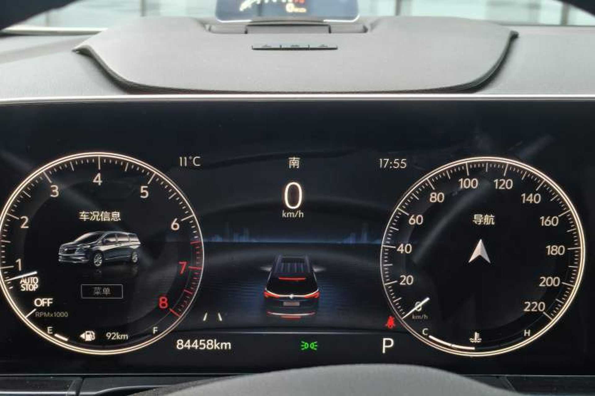 Used Buick GL8 2022 ES Land Cruiser 653T Luxury Model Odometer Close Up
