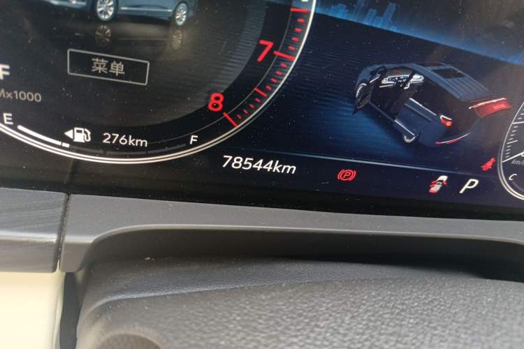 Used Buick GL8 2022 ES Landtrek 653T Luxury Edition Odometer Close Up