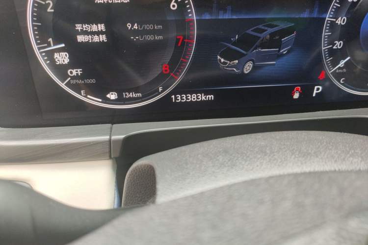 Used Buick GL8 2022 ES Landtrek 653T Comfort Edition Odometer Close Up