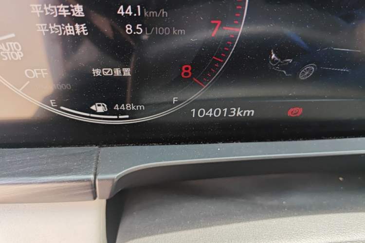 Used Buick GL8 2022 ES Landtrek 653T Comfort Edition Odometer Close Up