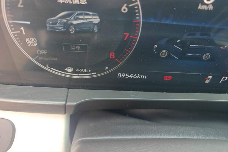 Used Buick GL8 2022 ES Landtrek 653T Comfort Edition Odometer Close Up