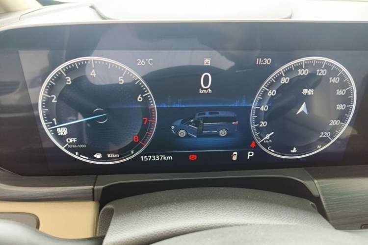 Used Buick GL8 2022 ES Land Cruiser 653T Luxury Model Odometer Close Up