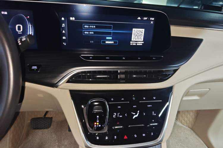 Used Buick GL8 2023 ES Lu Zun Deluxe Model Audio And AC Panel