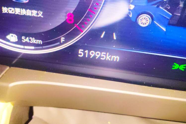 Used Buick GL8 2023 ES Lu Zun Deluxe Model Odometer Close Up