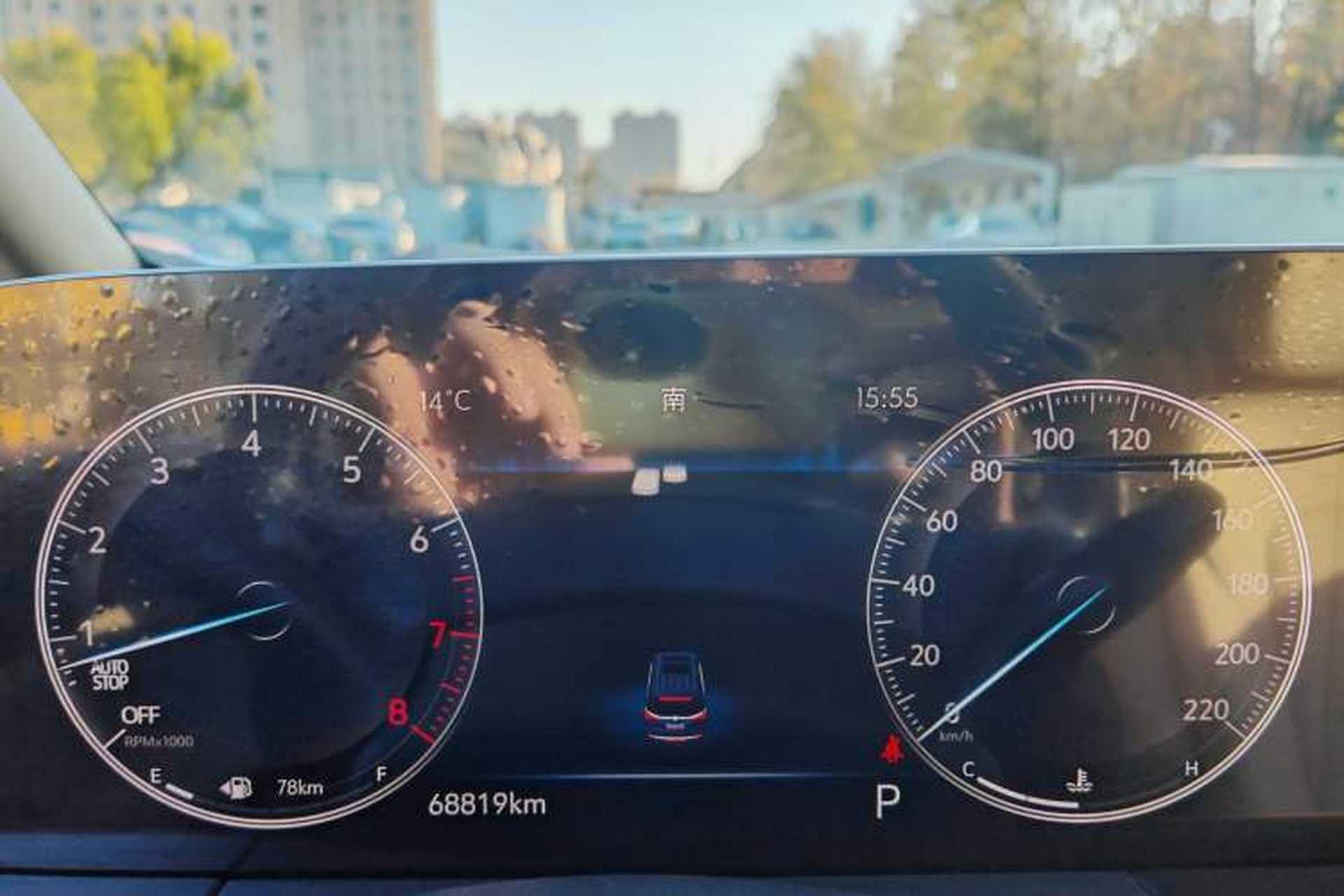 Used Buick GL8 2023 ES Lu Zun Deluxe Model Odometer Close Up