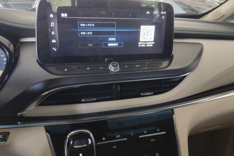 Used Buick GL8 2023 Land Executive Class Deluxe Model Audio And AC Panel