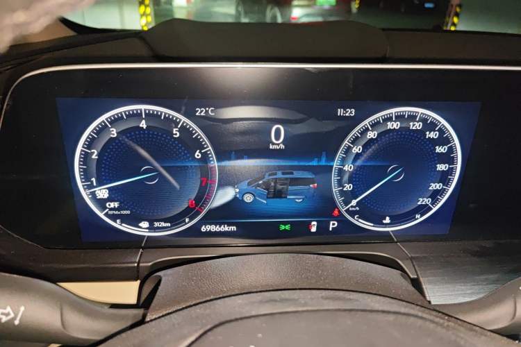 Used Buick GL8 2023 ES Lu Zun Deluxe Model Instrument Cluster