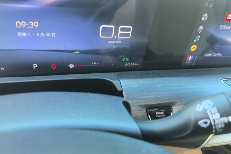 Used Buick GL8 2023 ES Lu Zun Luxury Model Odometer Close Up