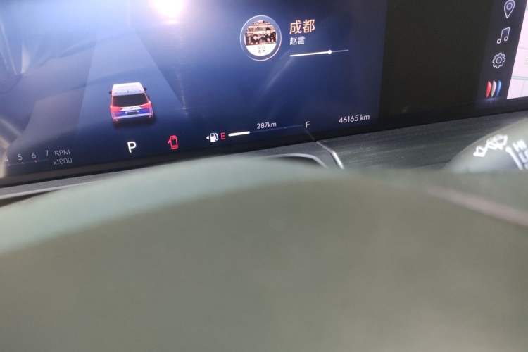 Used Buick GL8 2023 ES Lu Zun Deluxe Model Odometer Close Up