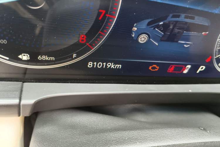 Used Buick GL8 2023 ES Lu Zun Deluxe Model Odometer Close Up