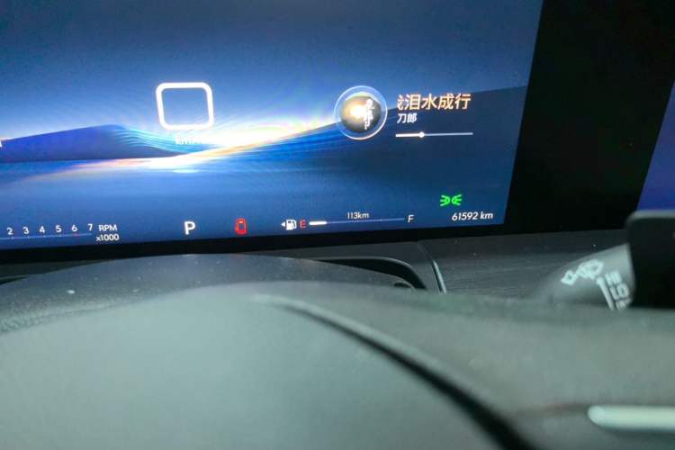 Used Buick GL8 2023 ES Lu Zun Comfort Model Odometer Close Up