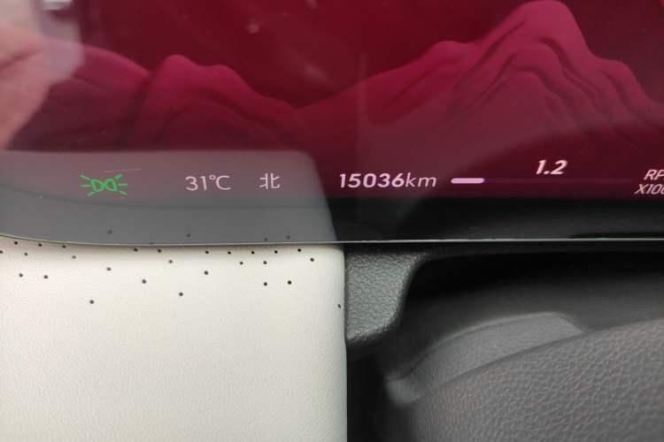 Used Buick GL8 2026 Model Lu Zun Prestige Edition Odometer Close Up