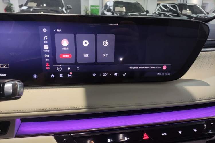 Used Buick GL8 New Energy 2024 Lu Zun Luxury Edition 6-Seater Audio And AC Panel