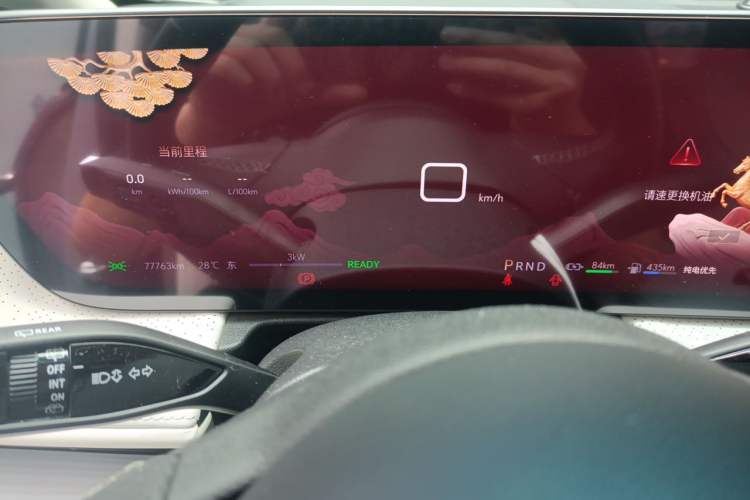 Used Buick GL8 New Energy 2024 Lu Zun Deluxe Edition 7-Seater Odometer Close Up