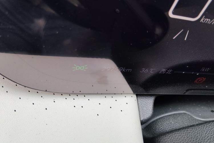 Used Buick GL8 New Energy 2024 Lu Zun Deluxe Edition 7-Seater Odometer Close Up