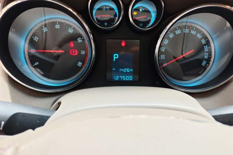 Used Buick GT 2010 GT 1.6L Automatic Fashion Edition Odometer Close Up