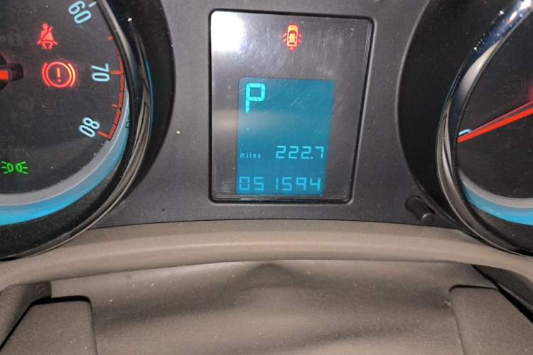 Used Buick GT 2011 GT 1.8L Automatic Fashion Edition Leather Model Odometer Close Up