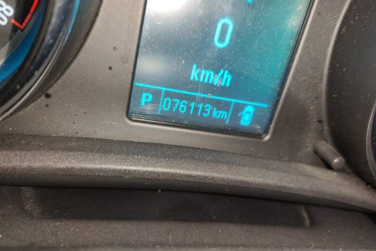 Used Buick GT 2013 XT 1.6T Automatic New Sharp Sport Edition Odometer Close Up