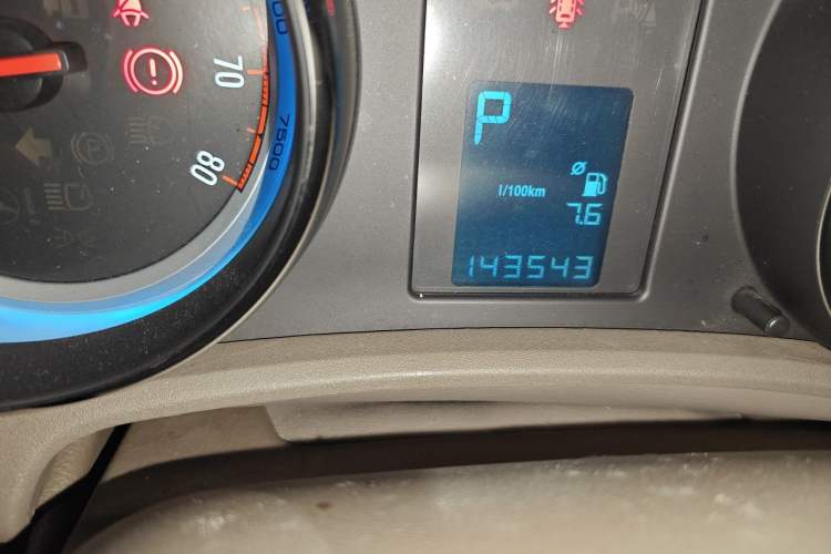Used Buick GT 2013 GT 1.6L Automatic Fashion Edition Odometer Close Up