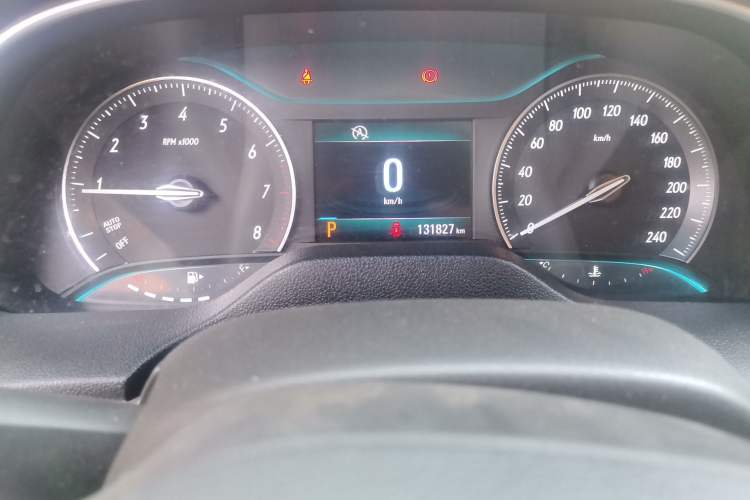 Used Buick GT 2015 15N Automatic Elite Version Odometer Close Up