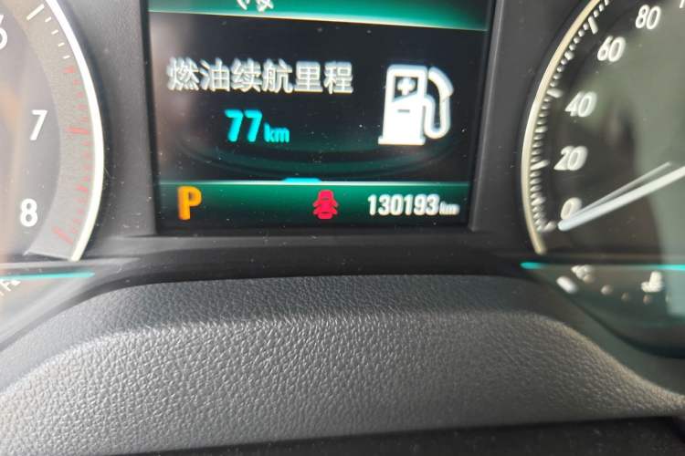 Used Buick GT 2015 15N Automatic Elite Version Odometer Close Up
