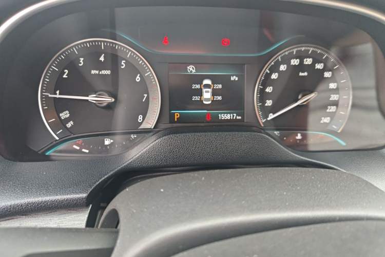 Used Buick GT 2015 15N Automatic Elite Version Odometer Close Up