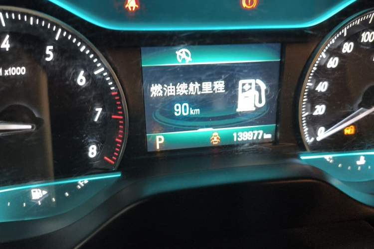 Used Buick GT 2015 15N Automatic Elite Version Odometer Close Up