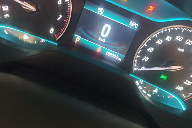Used Buick GT 2015 15N Automatic Deluxe Edition Odometer Close Up