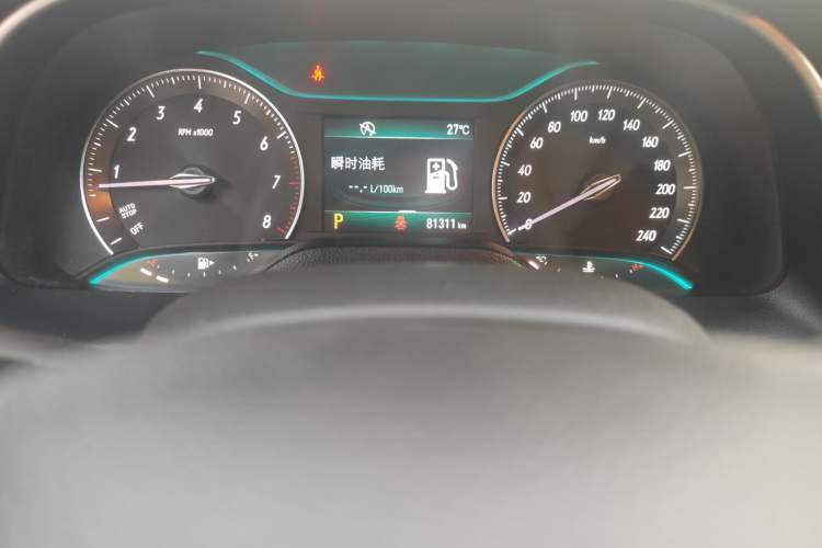 Used Buick GT 2015 15N Automatic Deluxe Edition Odometer Close Up