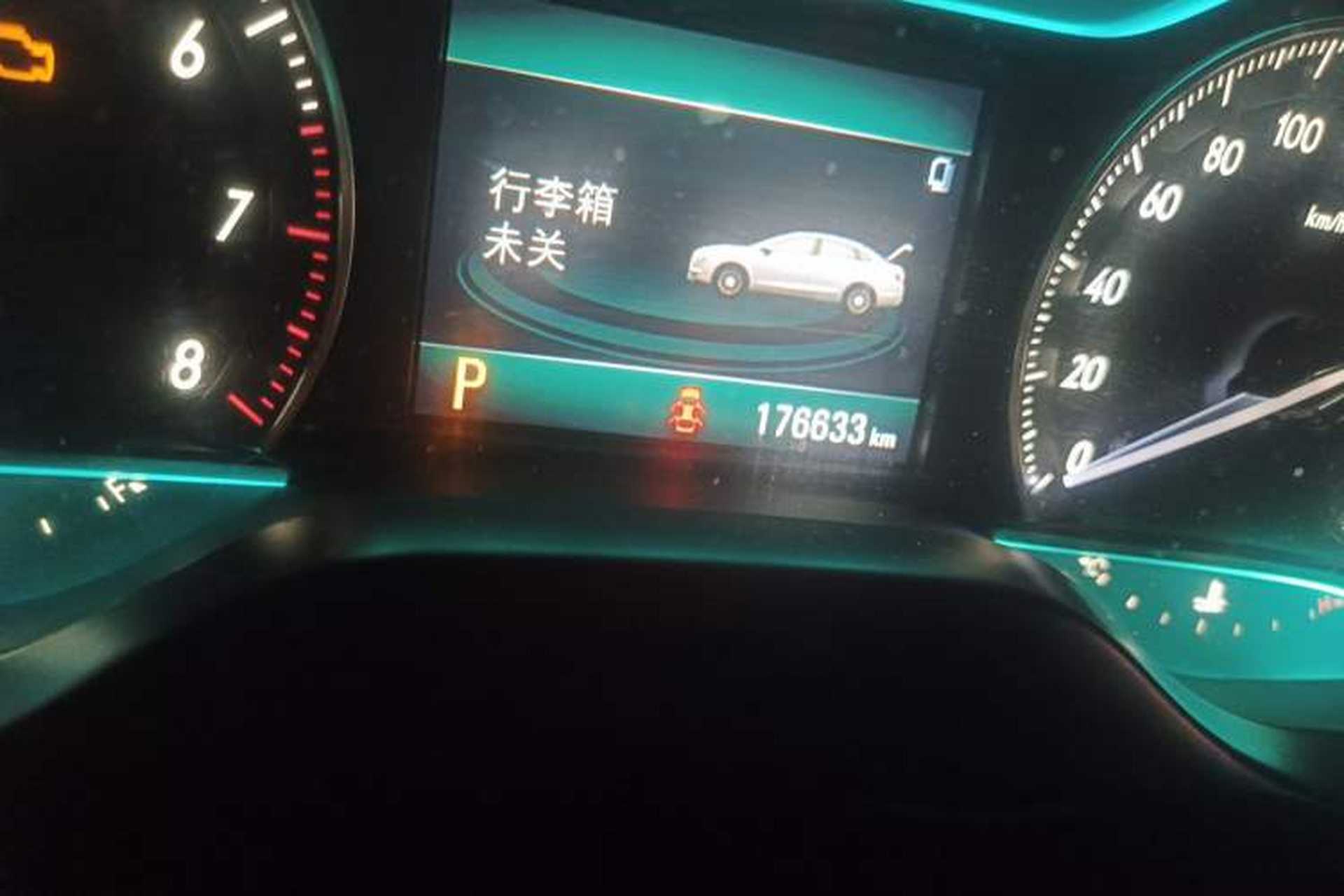 Used Buick GT 2015 15N Automatic Elite Version Odometer Close Up