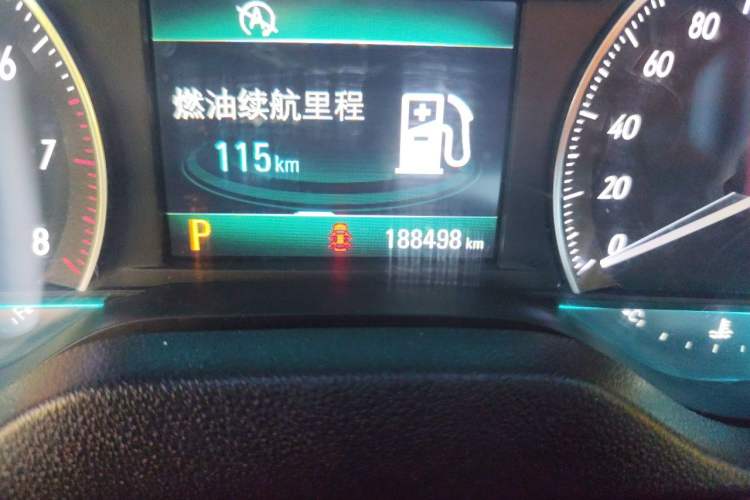 Used Buick GT 2015 15N Automatic Elite Version Odometer Close Up