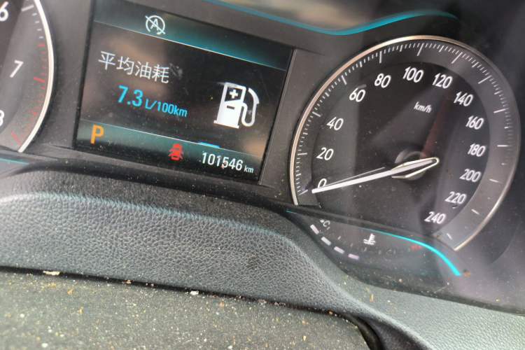 Used Buick GT 2015 15N Automatic Elite Version Odometer Close Up