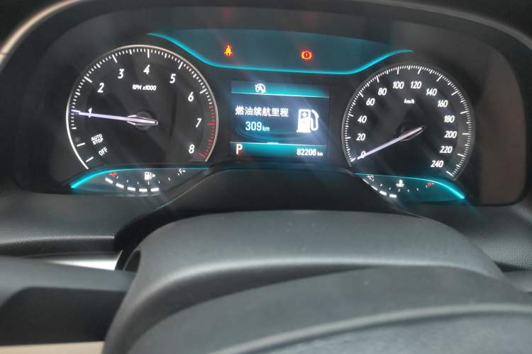 Used Buick GT 2015 15N Automatic Elite Version Odometer Close Up