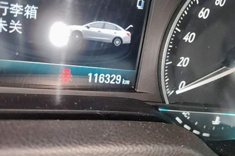 Used Buick GT 2015 15N Manual Elite Edition Odometer Close Up