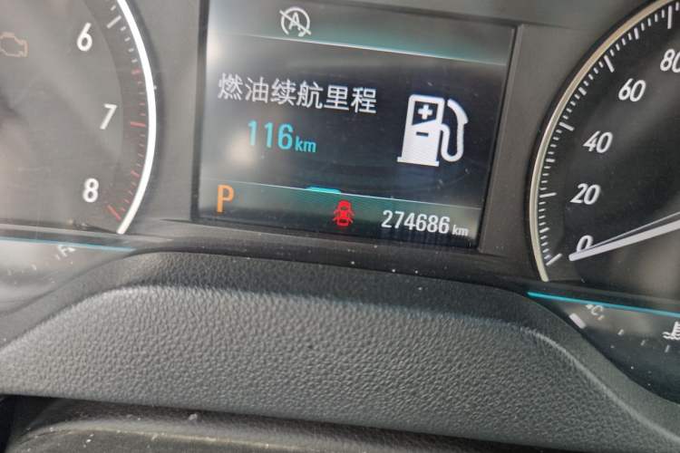 Used Buick GT 2015 15N Automatic Elite Version Odometer Close Up